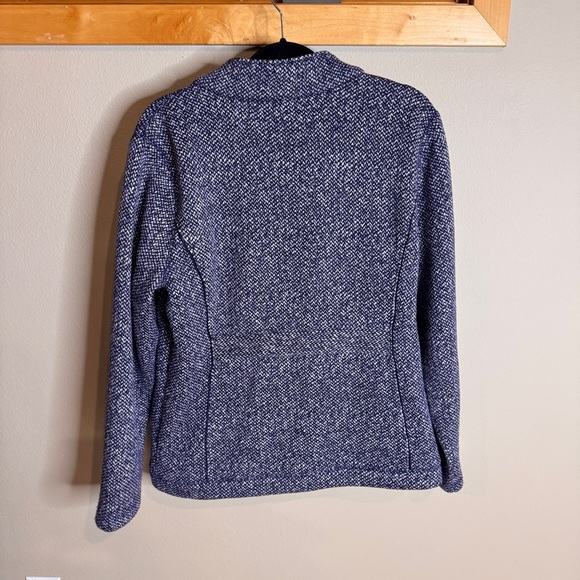 T by Talbots Blue Zip-Up Jacket - Picture 4 of 4